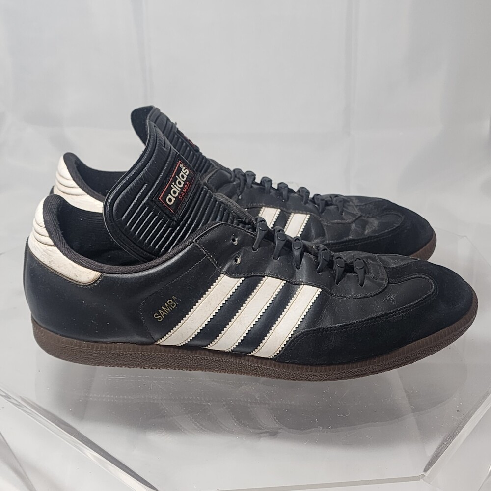 Adidas Samba Classic Indoor Soccer Gum Sole Men 13 Black White 034563 Sneakers